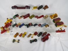 Lesney - a box containing approx 40 playworn diecast model motor vehicles Est £30 - £50 - This lot