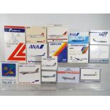 Schabak - sixteen boxed diecast airplanes 1:600 scale comprising 93841, 81657, 933888, 31324, 81121,