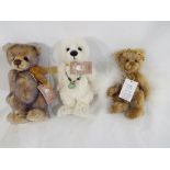 Charlie Bears - three Charlie Bears from the Minimo Collection entitled Cutie Pie,