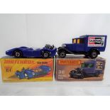 Matchbox - two boxed miniature matchbox vehicles, No. 38 Model A van and No.