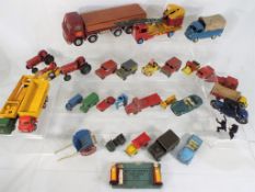 Budgie, Spot On and Britains - a box containing approx 30 diecast model motor vehicles,