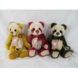 Charlie Bears - three good quality Charlie Bears entitled Toto, Buttercup and Blossom,