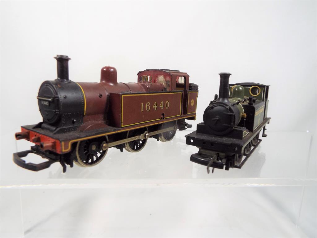 Model Railways - two unboxed Hornby OO gauge steam locomotives, LMS 0-6-0 tank loco No. - Image 2 of 3