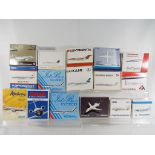 Schabak - sixteen boxed diecast airplanes 1:600 scale comprising 261844, 94718, 471700, 501391,