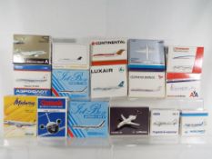 Schabak - sixteen boxed diecast airplanes 1:600 scale comprising 261844, 94718, 471700, 501391,