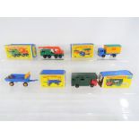 Matchbox - four diecast model motor vehicles by Matchbox, to include #40 Hay Trailer, #17 Horse Box,