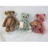 Charlie Bears - three Charlie Bears from the Minimo Collection all issued in a limited edition to