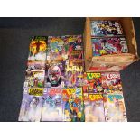 Comics - Approximately two hundred American comics comprising DC, Marvel, Valiant and similar.