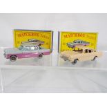 Matchbox - two boxed diecast Vauxhall Cresta's ref #22,