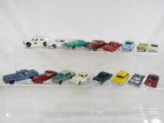 Lesney - sixteen unboxed diecast vehicles comprising #3, #7 #8, #22, #24, #29, 2 x #31, 2 x #32,