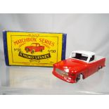 Matchbox - a Matchbox No. 50, Commer Pickup in original box, box vg and model vg.