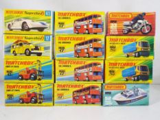 Matchbox - eleven boxed diecast vehicles comprising no.12 a Land Rover, 2 x no.