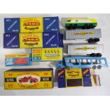 Matchbox - nine diecast vehicles and accessories, five in original boxes and four unboxed,