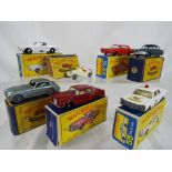 Matchbox - seven diecast vehicles in original boxes comprising #8, #19, #22, #33, #53 x 2 and #55,