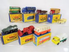 Matchbox Series - nine diecast vehicles, seven in original boxes, two unboxed, boxed comprising #5,