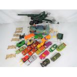 Matchbox Lesney and Corgi - in excess of 20 unboxed diecast vehicles and a Corgi Thunderbird