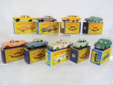 Matchbox - nine diecast vehicles in original boxes comprising #20, #28, #31 x 2, #39, #43, #55,