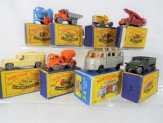 Matchbox Series - eight boxed diecast vehicles in original boxes comprising #3, #6, #8, #9, #14,