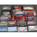 Corgi and EFE - Seventeen diecast buses in original boxes comprising OM45501, OM45602, 43701, 97850,