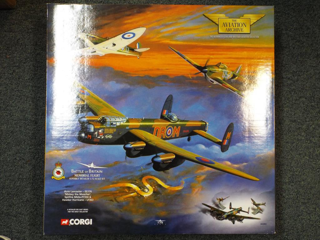 Corgi - One boxed diecast aeroplane set in 1:72 scale,