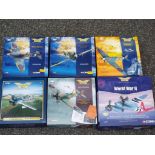 Corgi - Six boxed diecast aeroplanes in 1:72 scale from the Aviation Archive series comprising