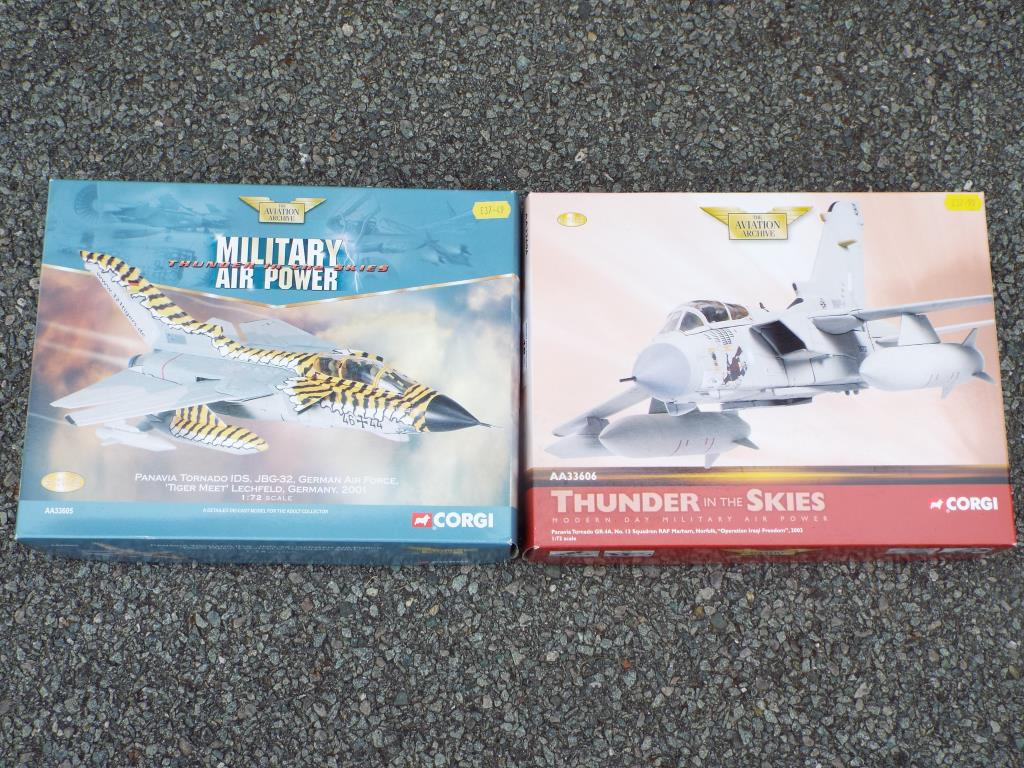 Corgi - Two 1:72 scale diecast aeroplanes, both limited editions,