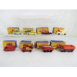 Matchbox - Eight diecast model motor vehicles from the Matchbox series by Lesney to include # 21,