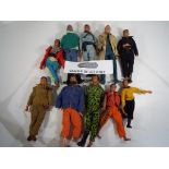 Palitoy and others - Ten unboxed action figures from the 1970's includes Action Man and Tonto plus