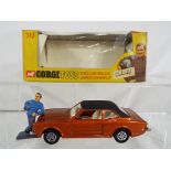 Corgi - A Corgi Toys diecast model motor vehicle # 313 Ford Cortina GXL Graham Hill with metallic