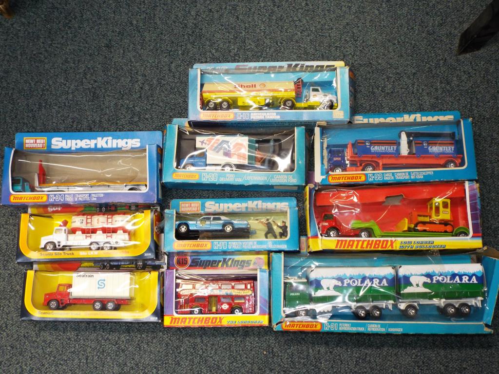 Corgi and Matchbox - Ten boxed diecast vehicles in original window boxes,