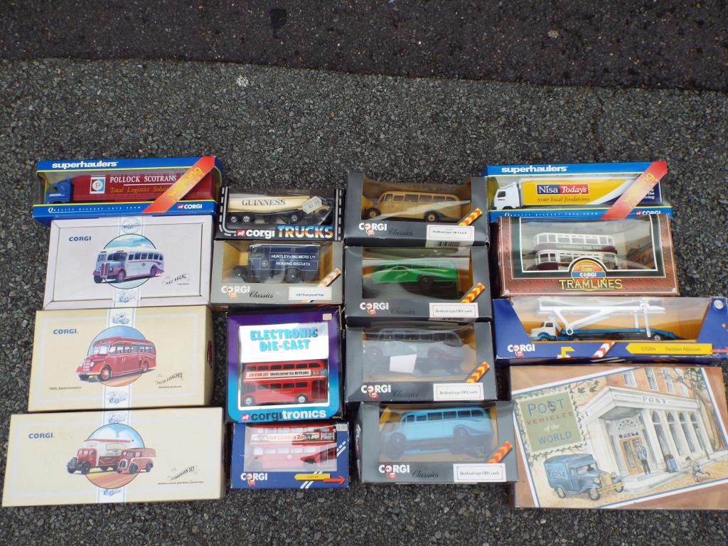 Corgi and Matchbox - Sixteen diecast vehicles in original boxes comprising Corgi 86714, 86721,