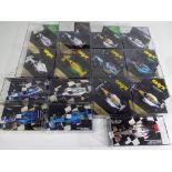 A collection of 15 diecast model F1 Racing Cars, predominantly Onyx with others,