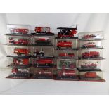 Diecast - Twenty diecast models of fire appliances from the del Prado Fire Engines of the World