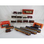 Model Railways - approximately 19 OO gauge Hornby and Triang rolling stock, passenger and freight,