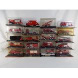 Diecast - Twenty diecast models of fire appliances from the del Prado Fire Engines of the World