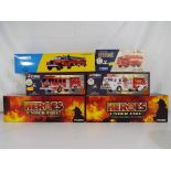 Corgi - Six diecast model fire appliances from Corgi to include two 1:50 scale models from the