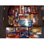 A mixed lot of approximately 29 diecast model motor vehicles to include Corgi, Corgi Trackside,