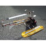 Helicopter - Heli-Baby Copter with inflatable pontoons, some breakage's to rotors,