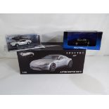 Diecast models - a Hot Wheels Elite Spectre 007 1:18 scale diecast Aston Martin DB10,