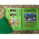 Subbuteo Table Soccer - a boxed set Continental Club Edition with OO scale self balancing teams,