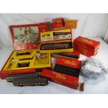 Model Railways - a quantity of boxed Hornby / Triang OO gauge to include a model railway set RS.