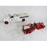 Franklin Mint - two precision model Fire Engines comprising 1937 Ahrens-Fox Fire Truck Bank and