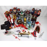 Power Rangers - in excess of ten unboxed figures in very good playworn condition Est £40 - £60