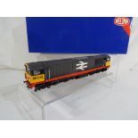 Model Railways - a Heljan OO gauge Class 58 diesel locomotive 58021 Red Stripe Rail Freight in