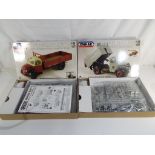 Model kits - two boxed 1:24 scale model kits by Emhar comprising #EM2402 Bedford 'OSBT' SWB O