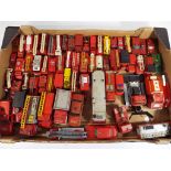 Diecast - A quantity of unboxed diecast and plastic models of fire appliances to include Siku,