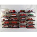 Diecast - Twenty diecast models of fire appliances from the del Prado Fire Engines of the World