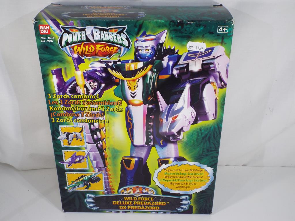 Power Rangers - Power Rangers Wild Force, Deluxe Predazord in original box with instructions, box E,