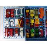 Diecast - a Matchbox Collectors case containing a quantity of vehicles contained in four trays