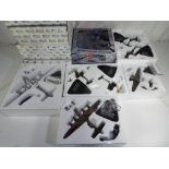 Model Aeroplanes - eight diecast model aeroplanes by Atlas Editions and Model Zone in original